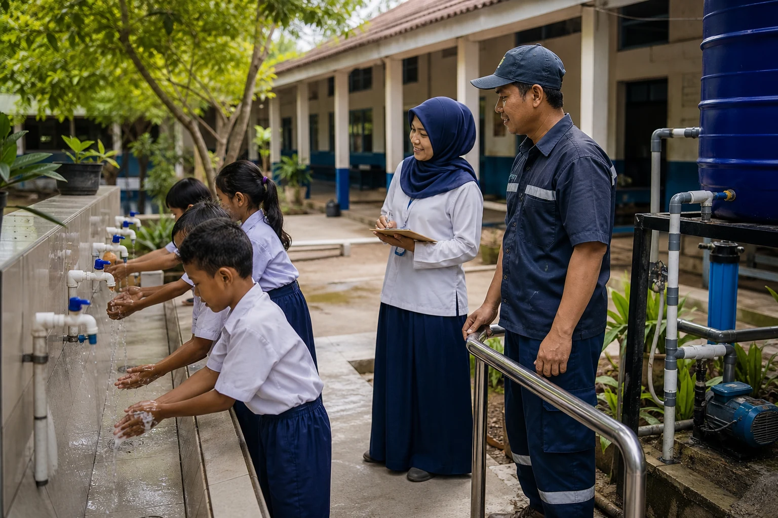Inclusive school WASH facilities in Indonesia